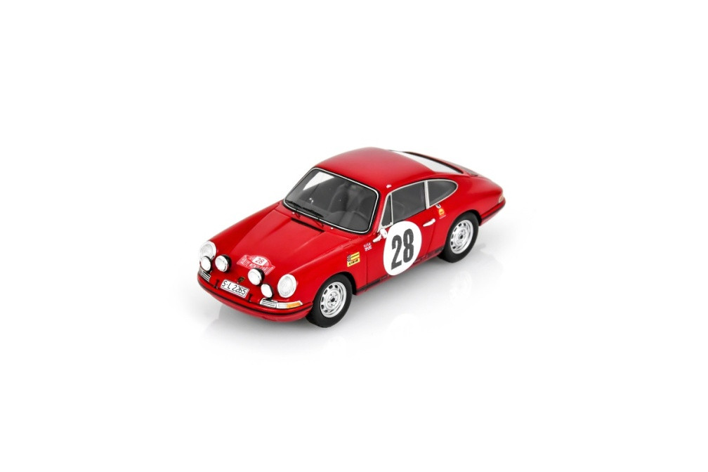 1/43 Spark Porsche 911S No.28 Rally Monte Carlo 1969 V. Elford - D. Stone Car Model