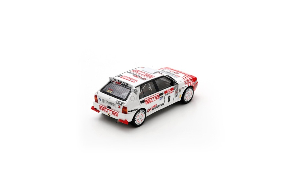 1/43 Spark Lancia Delta HF Integrale EVO No.8 8th Tour de Corse - Rally de France 1992 P. Liatti - L. Tedeschini Car Model