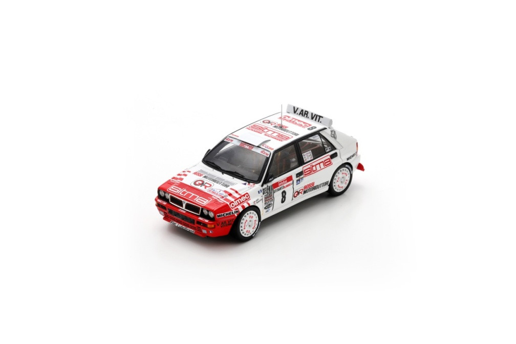 1/43 Spark Lancia Delta HF Integrale EVO No.8 8th Tour de Corse - Rally de France 1992 P. Liatti - L. Tedeschini Car Model