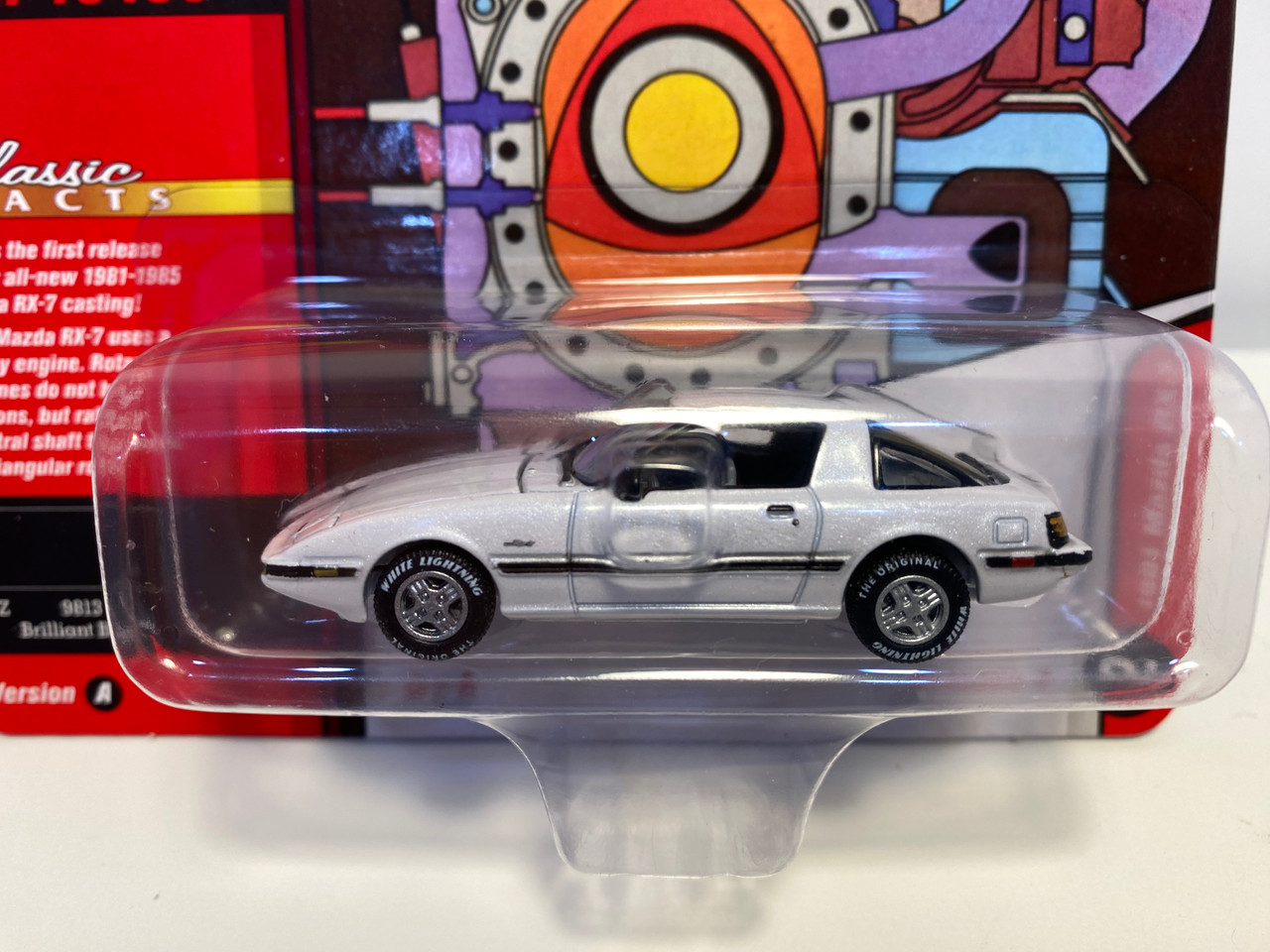 mkk。 CHASE CAR 1/64 Johnny Lightning 1981 Mazda RX-7 RX7 (White