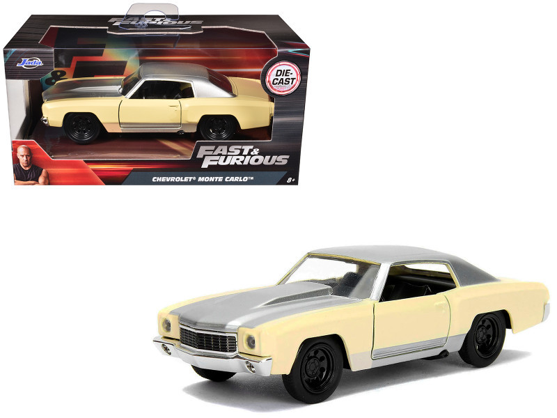 Chevrolet Monte Carlo Cream with Silver Hood and Top 