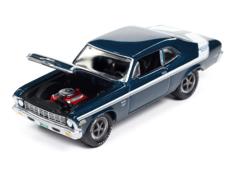 1970 Chevrolet Nova Yenko Deuce Fathom Blue Metallic with White