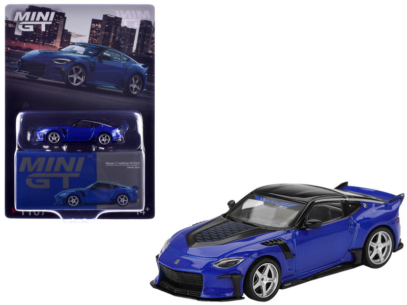 1/64 Mini GT Nissan Z VeilSide FFZ400 (Seiran Blue) Diecast Car Model