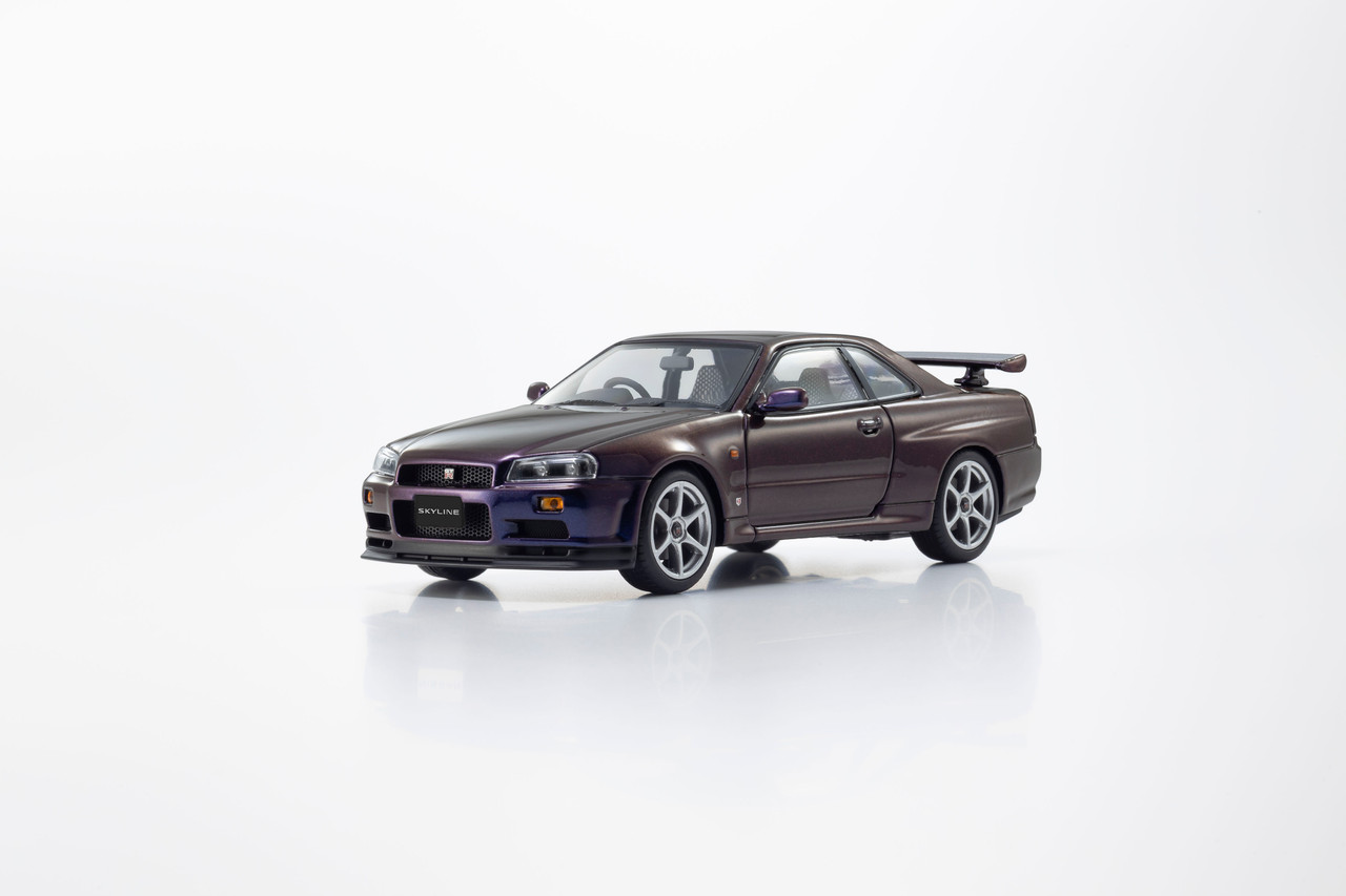 1/43 Kyosho Nissan Skyline R34 GT-R V-Spec (Midnight Purple III