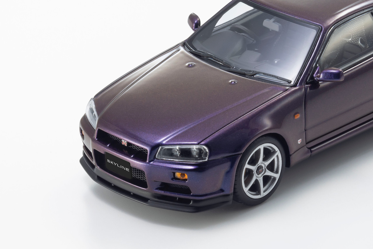 1/43 Kyosho Nissan Skyline R34 GT-R V-Spec (Midnight Purple III