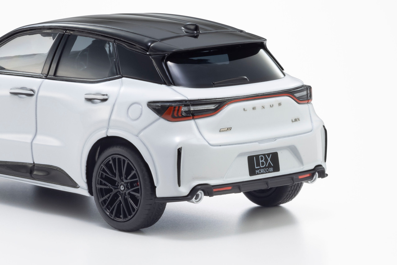 京商 レクサス LBX MORIZO RR 1/43 ホワイト 1/43 Kyosho Lexus LBX Morizo RR (White) Diecast Car Model