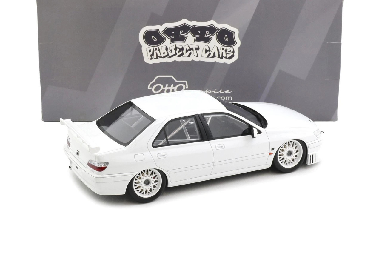 1/18 OTTO Peugeot 406 By Khyzyl Saleem (White) Car Model