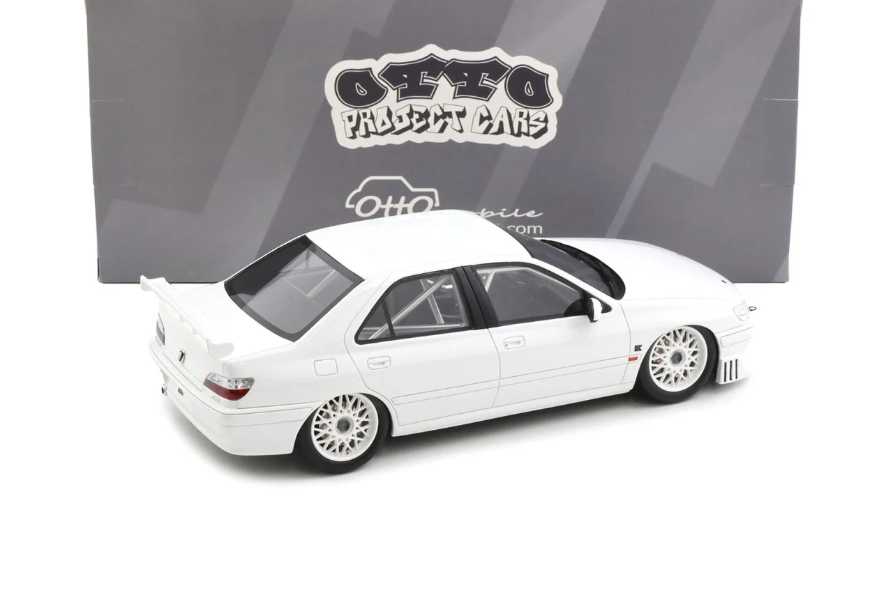 1/18 OTTO Peugeot 406 By Khyzyl Saleem (White) Car Model