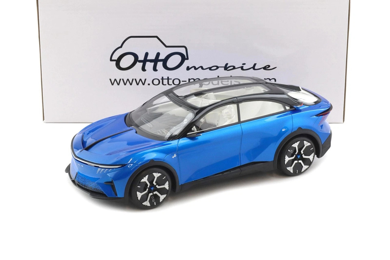 1/18 OTTO 2024 Alpine A390 β Specular Blue Car Model
