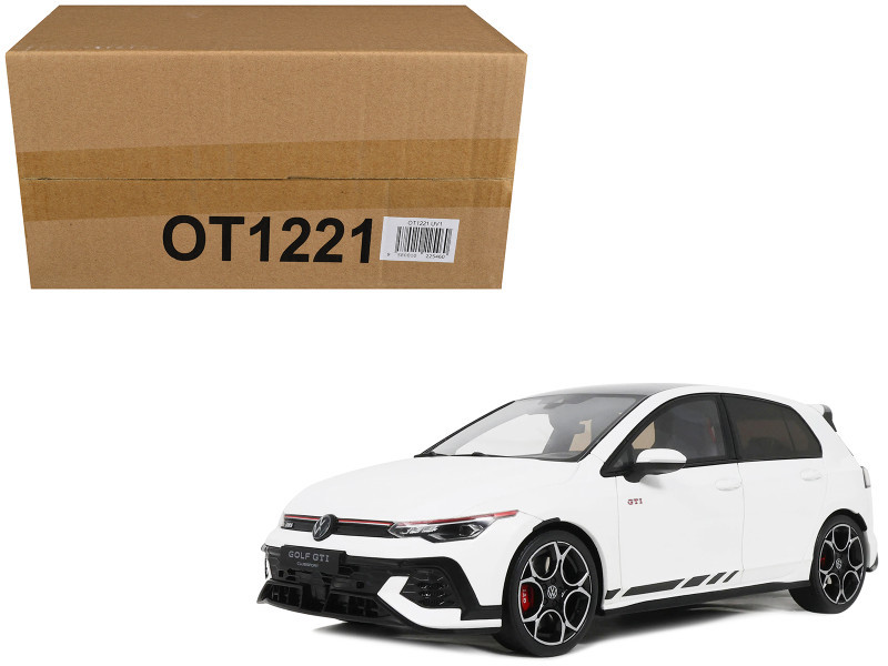 1/18 OTTO 2024 Volkswagen Golf MK8 Golf VIII 8 GTI Clubsport (Pure White) Car Model