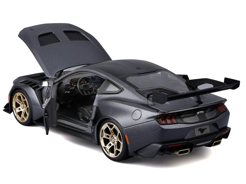 1/18 Maisto 2025 Ford Mustang GTD (Grey Metallic) Diecast Car Model