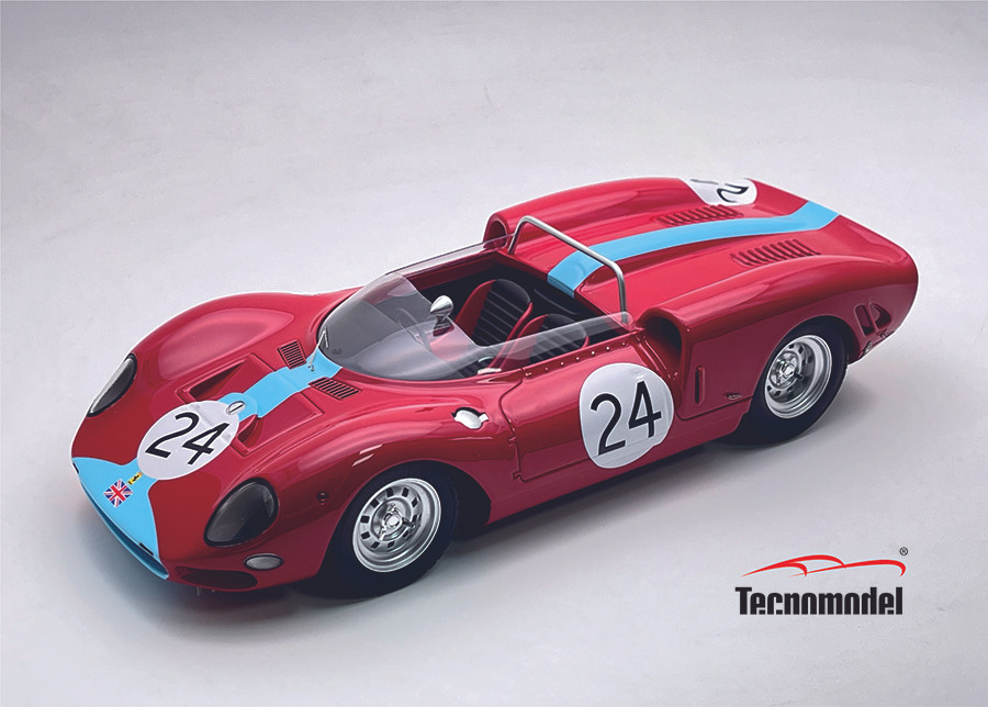 1/18 Tecnomodel Ferrari 365 P2 Spyder Guards Trophy Brands Hatch