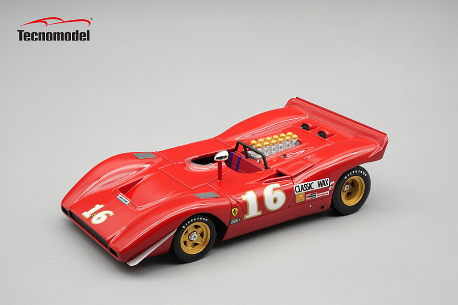1/43 Tecnomodel Ferrari 612 Can-Am Mid-Ohio 1969 Car #16 3rd Place Driver: Chris Amon Car Model