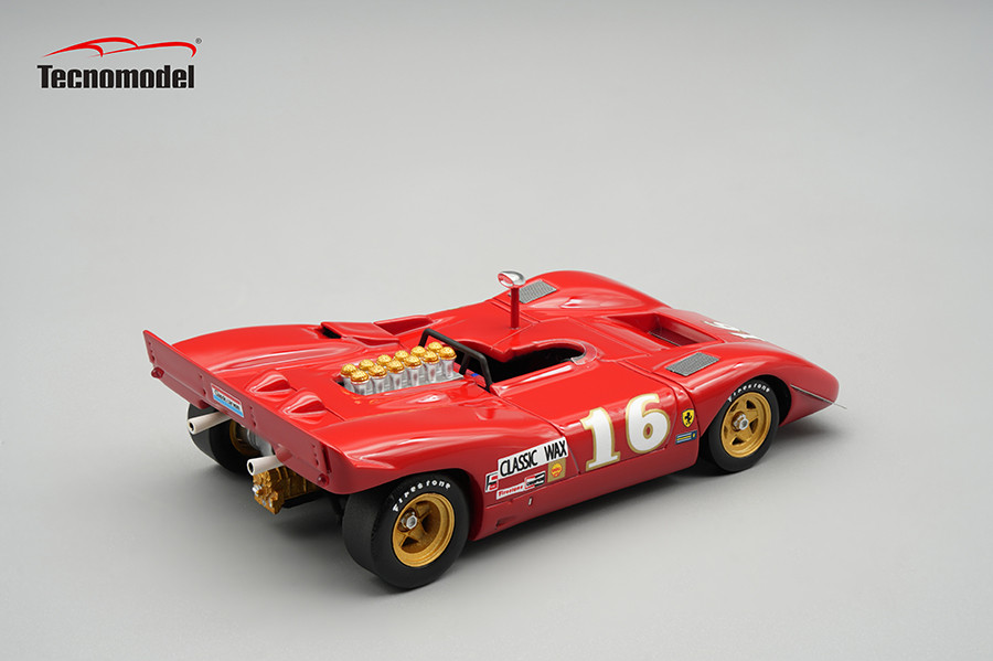 1/43 Tecnomodel Ferrari 612 Can-Am Mid-Ohio 1969 Car #16 3rd Place Driver: Chris Amon Car Model