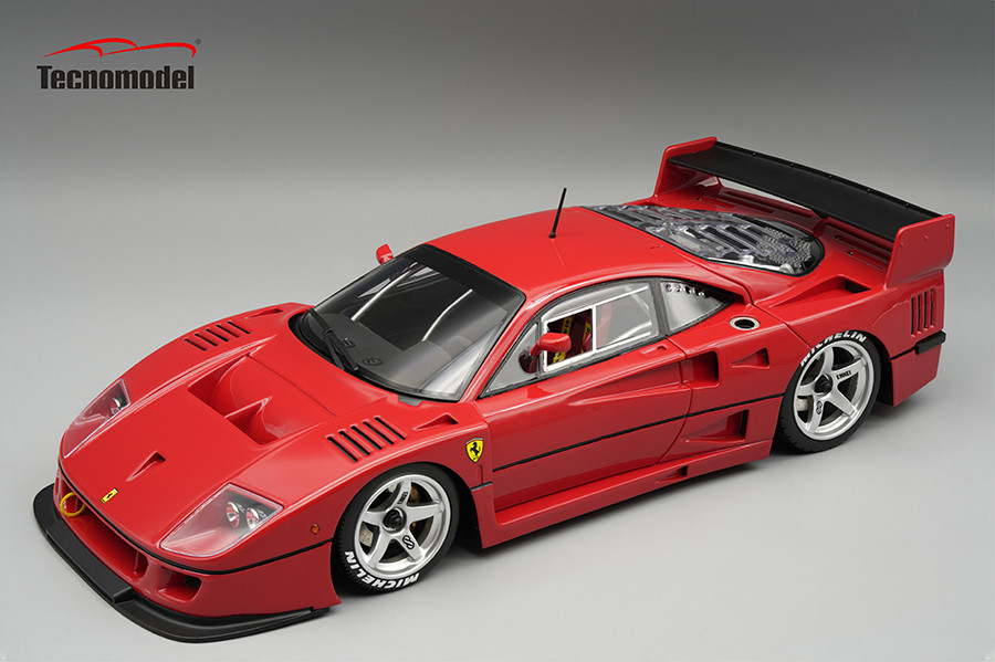 1/18 Tecnomodel Ferrari F40 LM 1996 Press Version Open Rear Trunk