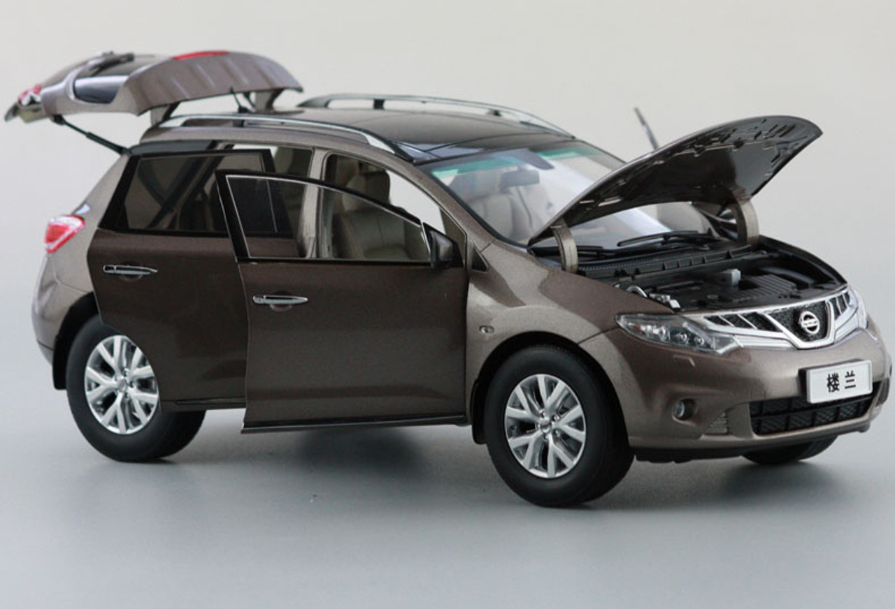 1/18 Dealer Edition Nissan Murano 2nd Generation Z51 (2007-2014) (Grey Brown) Diecast Car Model