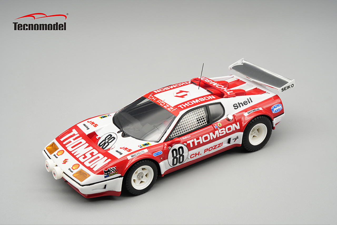1/43 Tecnomodel Ferrari 512BB Le Mans 24h 1978 Thomson-Pozzi Car #88 DNF Driver: J.C. Andruet - S. Dini Limited Edition Car Model