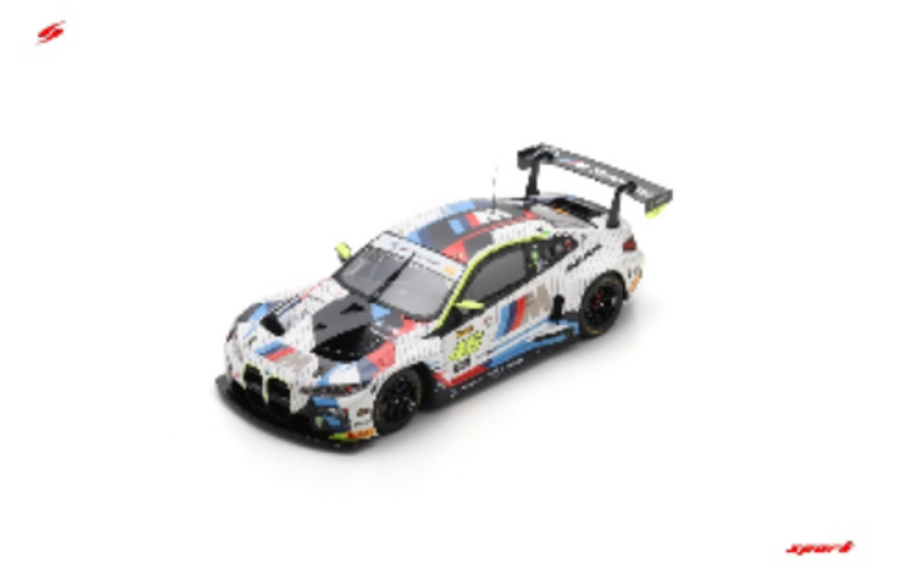 1/18 Spark BMW M4 GT3 #46 Team WRT 2nd Bathurst 12H 2025 V. Rossi - C. Weerts - R. Marciello Car Model
