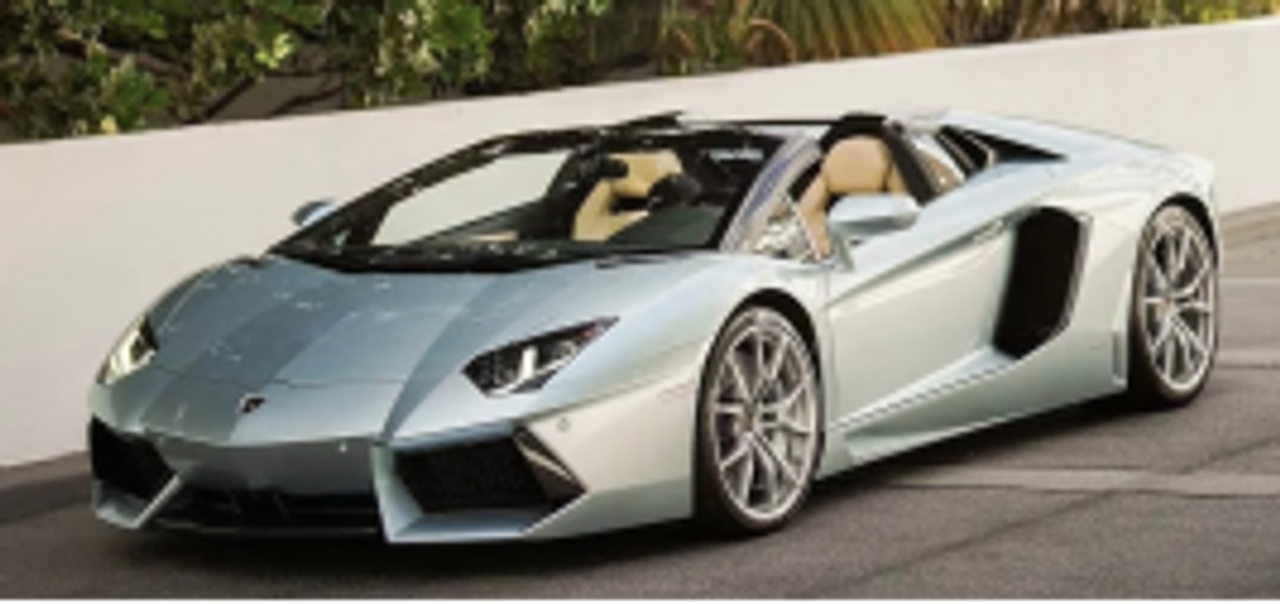 1/18 HH Model Lamborghini Aventador LP700-4 Roadster (Azzurro Thetis Blue) Car Model Limited
