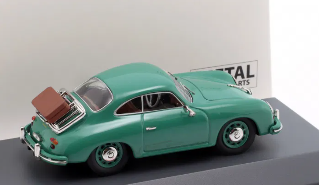 1/43 Schuco 1960 Porsche 356 Coupe (Green) Diecast Car Model