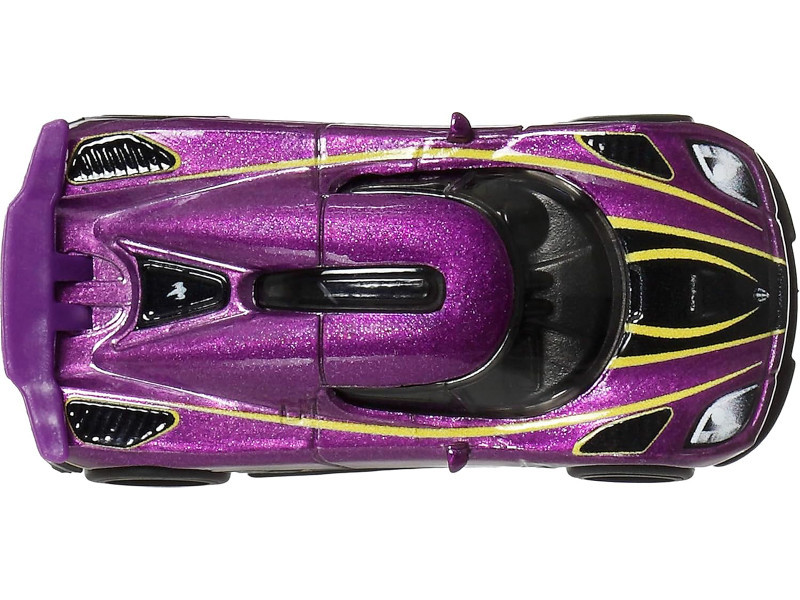 Koenigsegg Agera R Purple Metallic with Black and Yellow Stripes