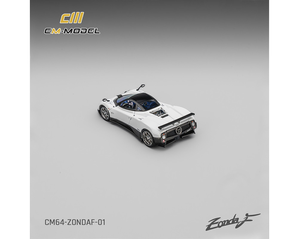 1/64 CM Model Pagani Zonda F (Pearl White) Diecast Car Model