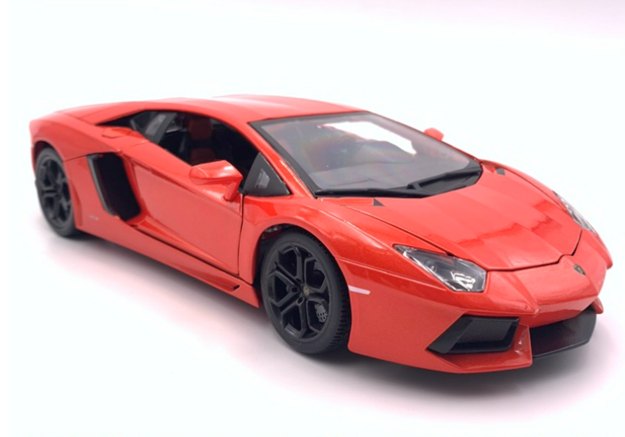 1/18 Bburago Lamborghini Aventador LP700-4 (Orange) Diecast Car Model