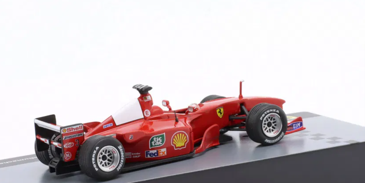 1/43 Altaya 2000 Formula 1 Michael Schumacher Ferrari F1-2000 #3 Formula 1 World Champion 2000 Car Model