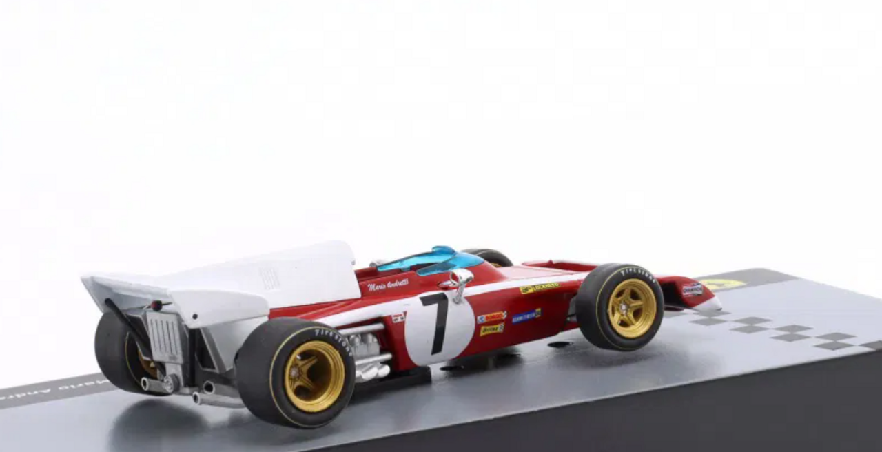 1/43 Altaya 1972 Formula 1 Mario Andretti Ferrari 312B2 #7 Car Model