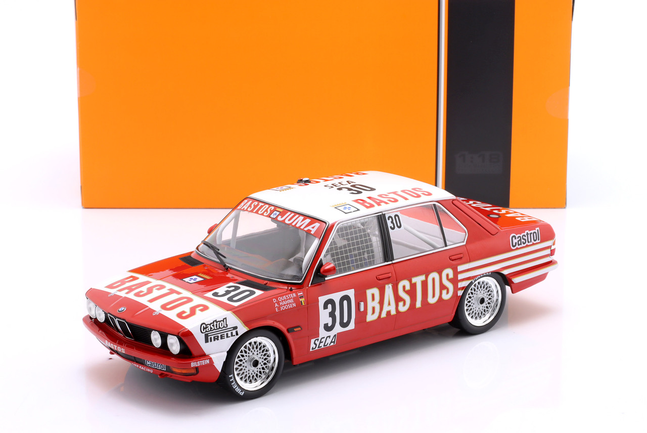 1/18 Ixo 1982 BMW 528i #30 Winner 24h Spa Bastos Joosen Juma Hans