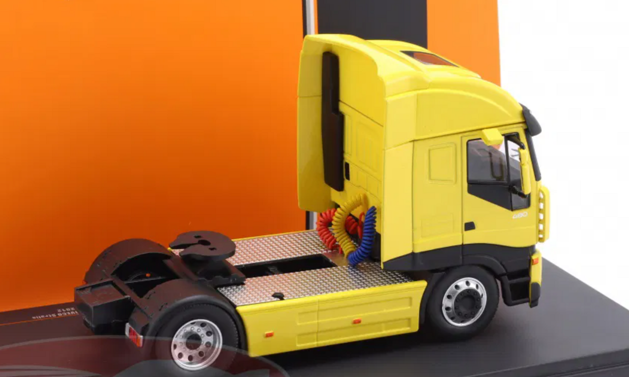 1/43 Ixo 2002 Iveco Stralis SZM (Yellow) Diecast Car Model