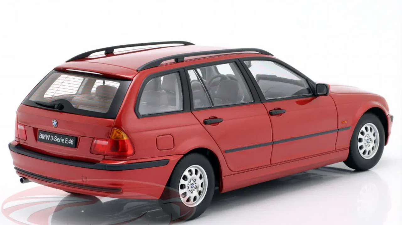 1/18 KK Scale 1999 BMW 3 Series (E46) Touring (Red) Diecast Car Model