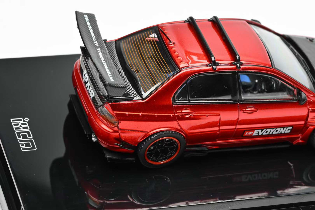 1/64 IHCM Mitsubishi Evo 9 Evo IX Modified (Red) Car Model