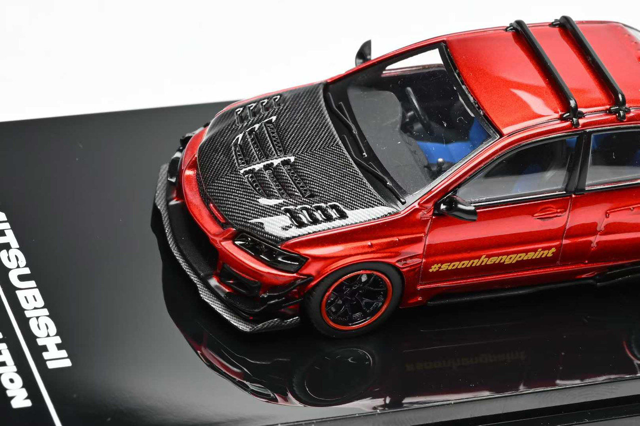 1/64 IHCM Mitsubishi Evo 9 Evo IX Modified (Red) Car Model