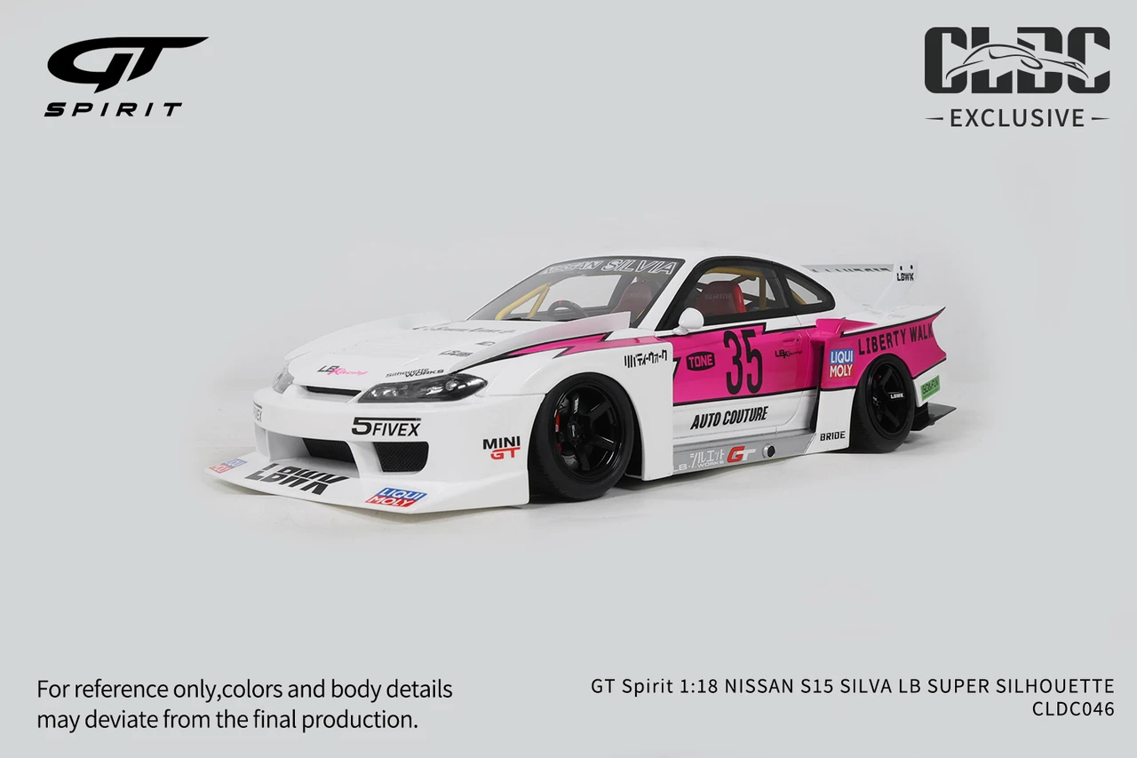 ノバ【7・11】 1/18 GT Spirit Nissan S15 Silvia LB Super Silhouette #35 (White