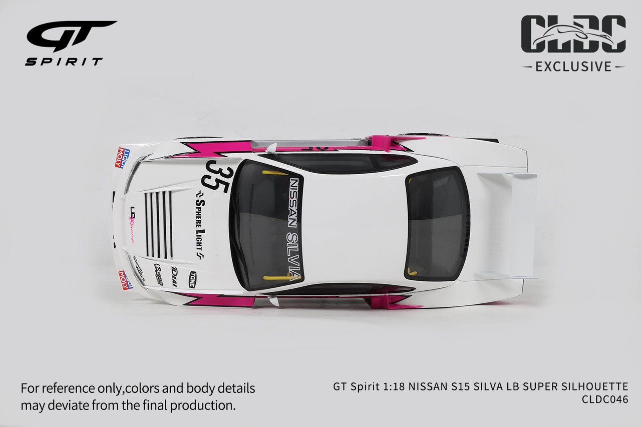 1/18 GT Spirit Nissan S15 Silvia LB Super Silhouette #35 (White