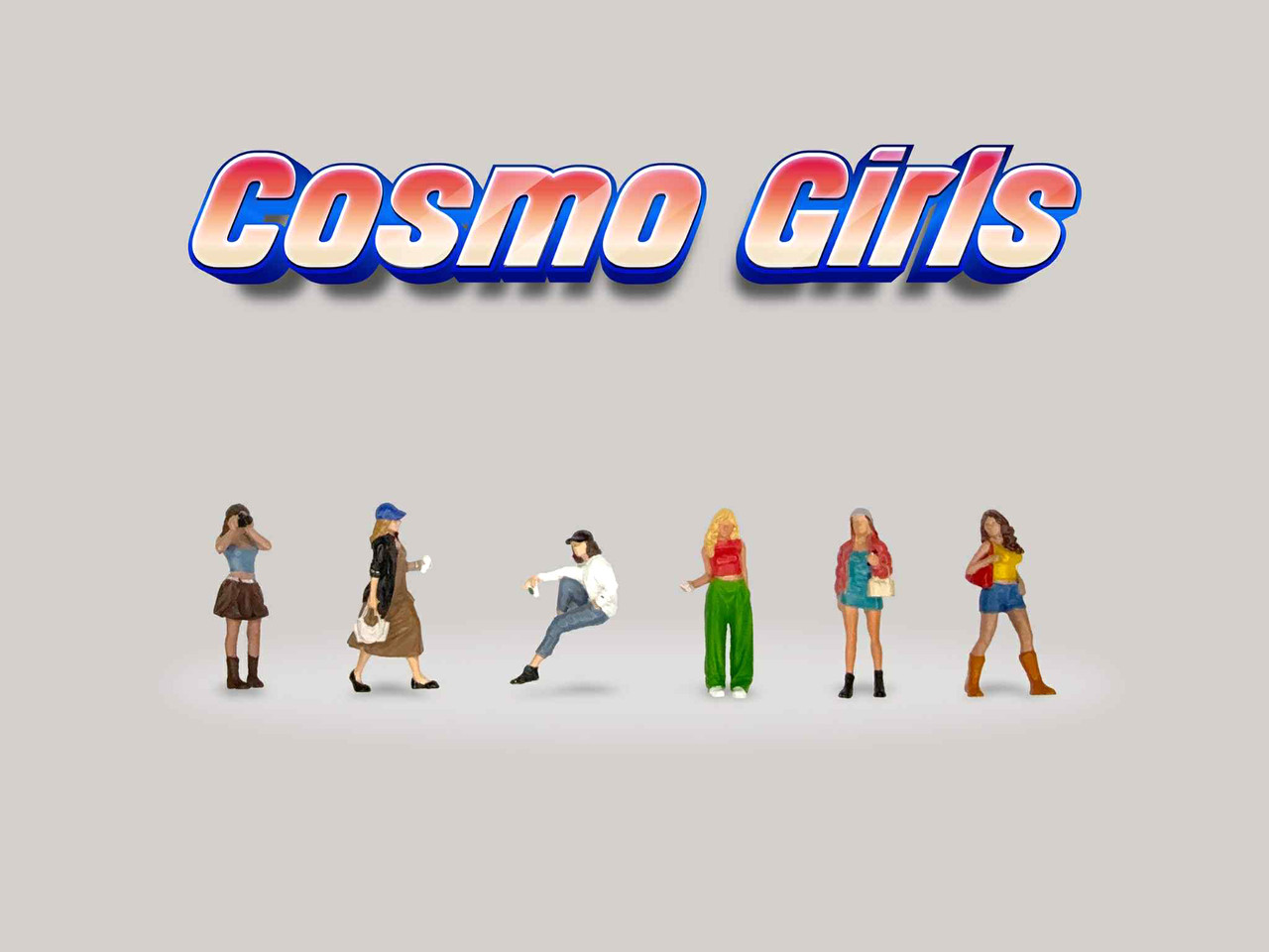 1/64 American Diorama Cosmo Girls Figure Set - LIVECARMODEL.com