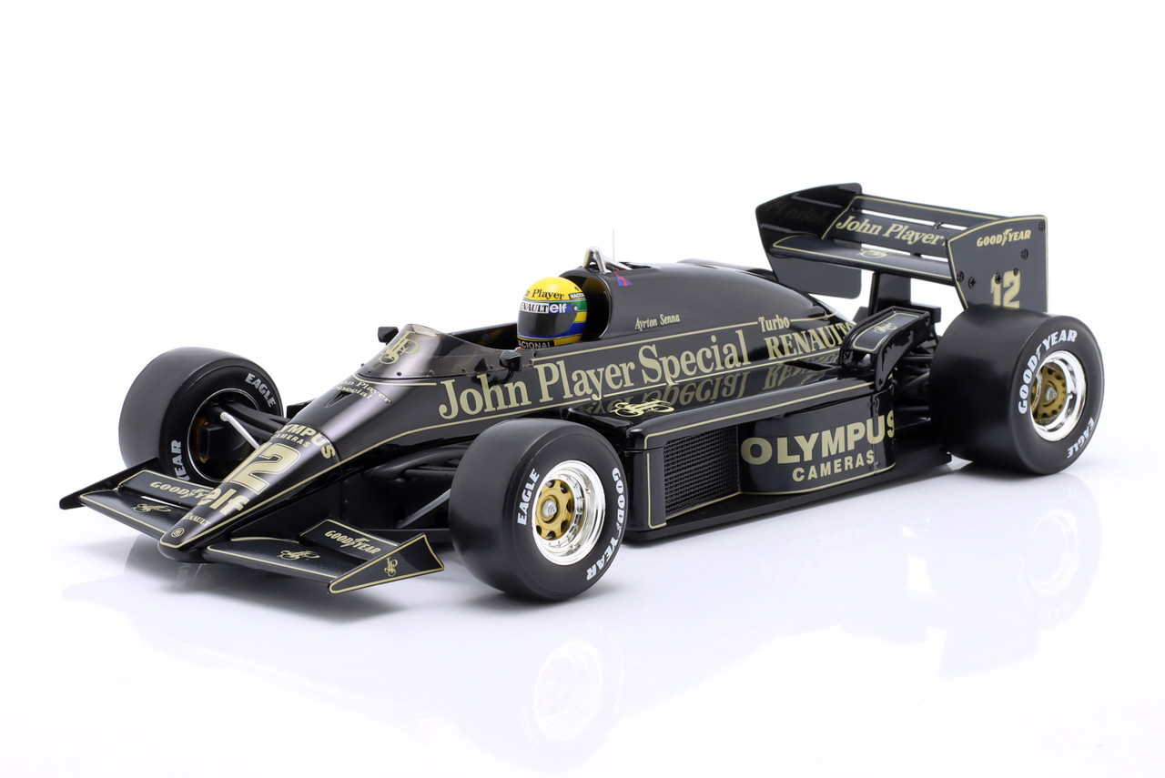 Ayrton Senna F1ロータスルノー1/18 ブラック 1/18 Werk83 1985 Formula 1 Ayrton Senna Lotus 97T #12 Monaco GP