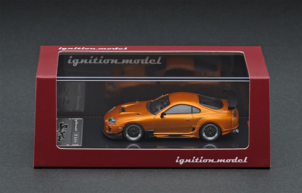 1/64 IG Ignition Model Toyota Supra (JZA80) RZ Orange Metallic