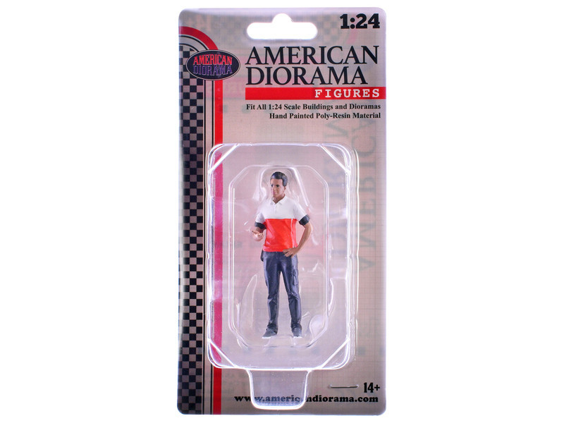 "Race Crew" Figure #4 for 1/24 Scale Models by American Diorama