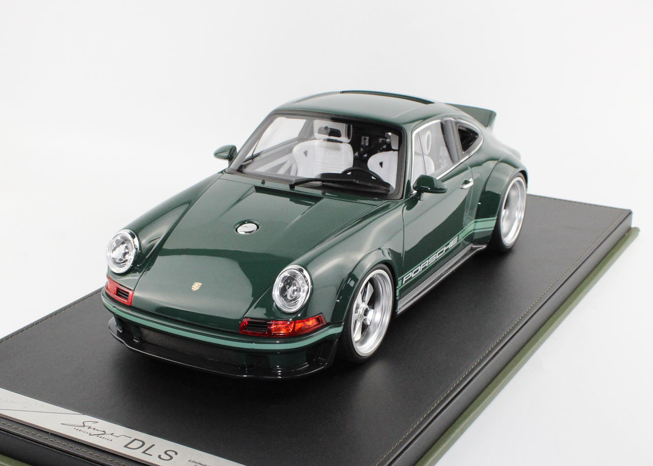 1/12 Ivy Porsche 911 964 Singer DLS (Dark Green) Car Model with Opening Rear Bonnet Limited 36 Pieces