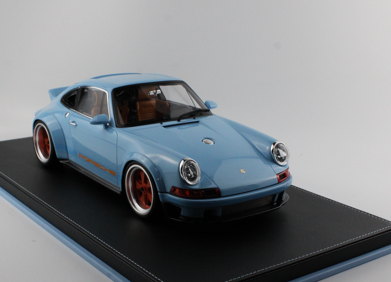 1/12 Ivy Porsche 911 964 Singer DLS (Blue) Car Model with Opening Rear Bonnet Limited 36 Pieces
