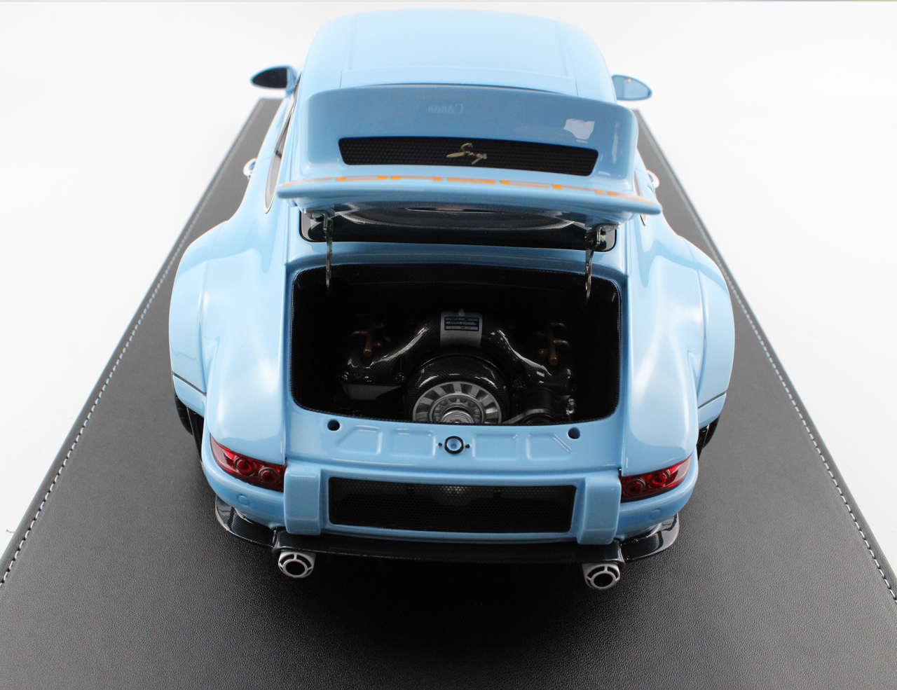 1/12 Ivy Porsche 911 964 Singer DLS (Blue) Car Model with Opening Rear Bonnet Limited 36 Pieces