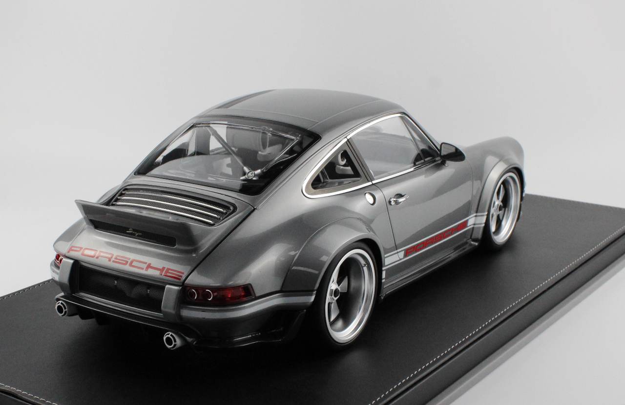 1/12 Ivy Porsche 911 964 Singer DLS (Silver Grey) Car Model with Opening Rear Bonnet Limited 36 Pieces