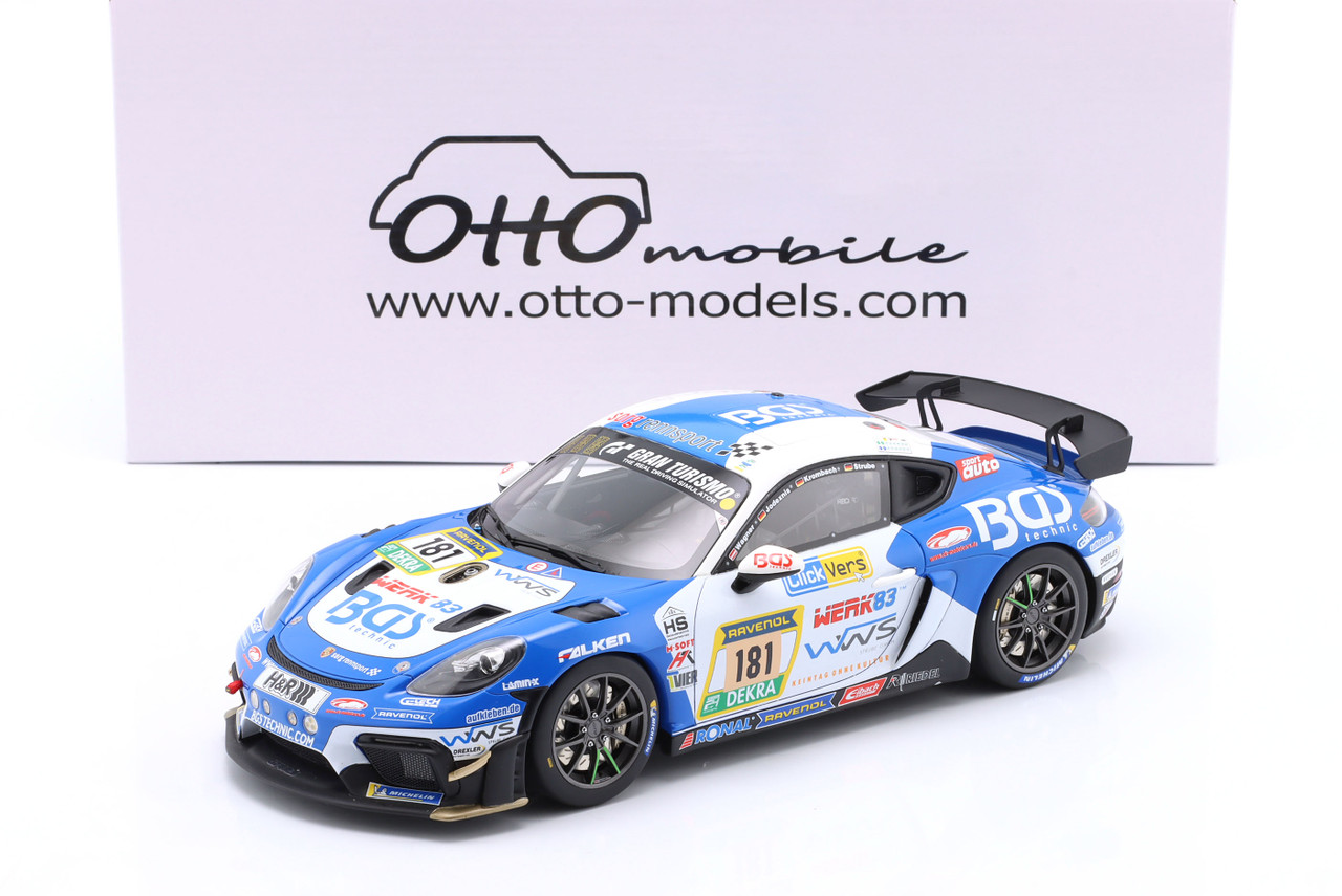 1/18 OTTO 2024 Porsche 718 Cayman GT4 RS CS #181 24h Nürburgring