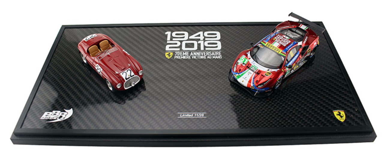 1/43 BBR 1948-2019 Ferrari 24H Le Mans Champion 70th Anniversary Diecast Car Model Set