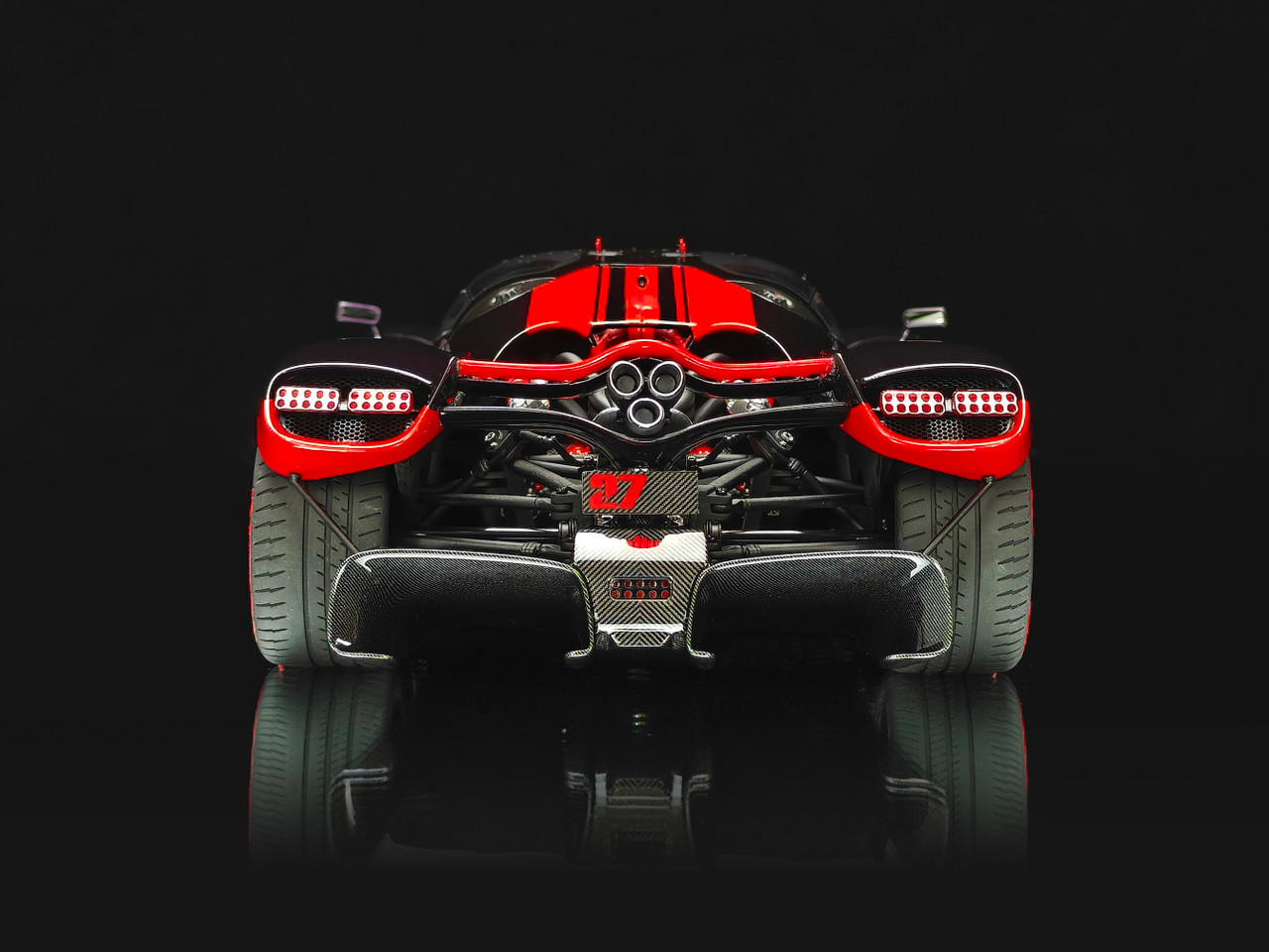 1/18 Frontiart Nilu27 Salut Gilles (Red) Car Model Limited Edition