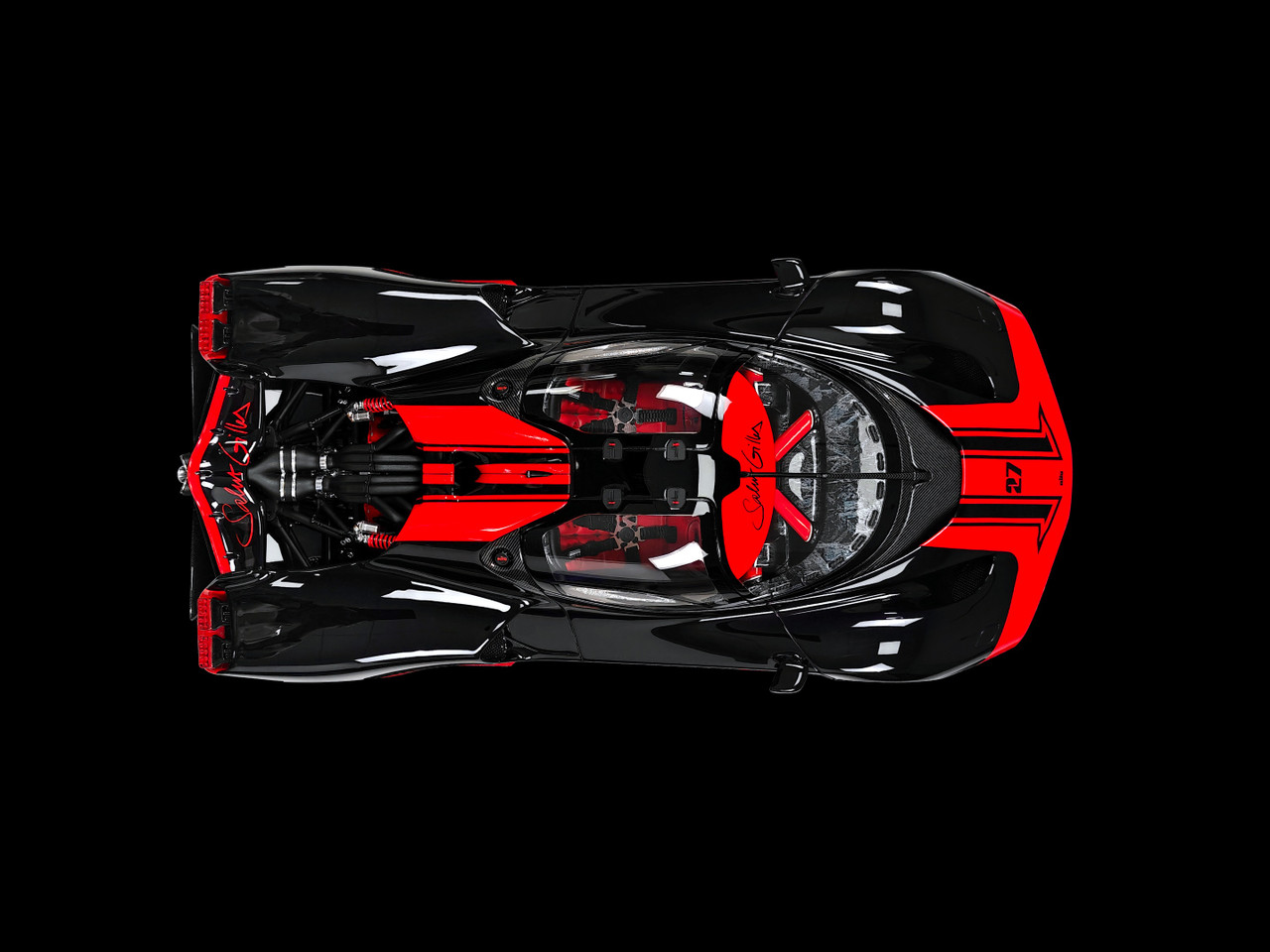 1/18 Frontiart Nilu27 Salut Gilles (Red) Car Model Limited Edition