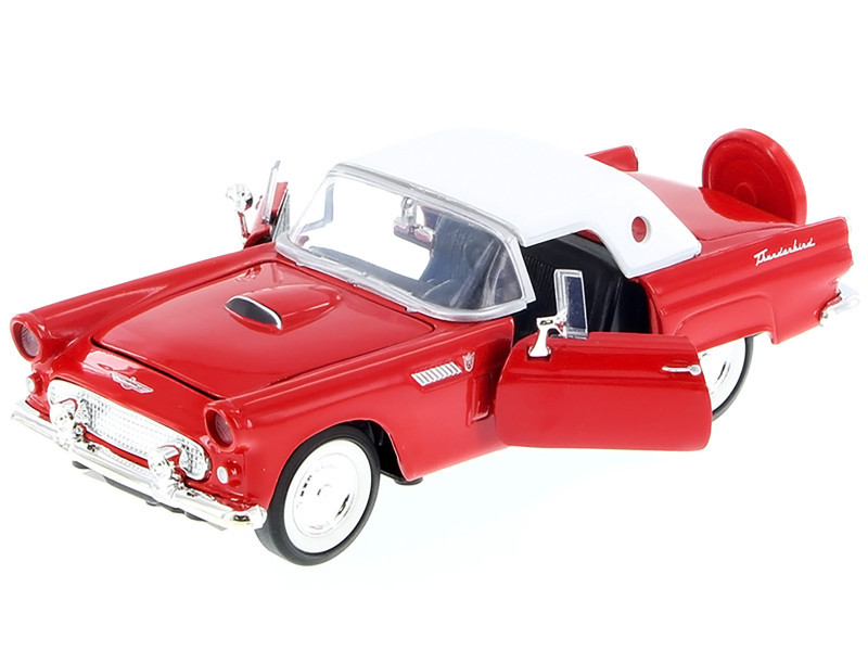 1/24 Motormax 1956 Ford Thunderbird Red Diecast Car Model
