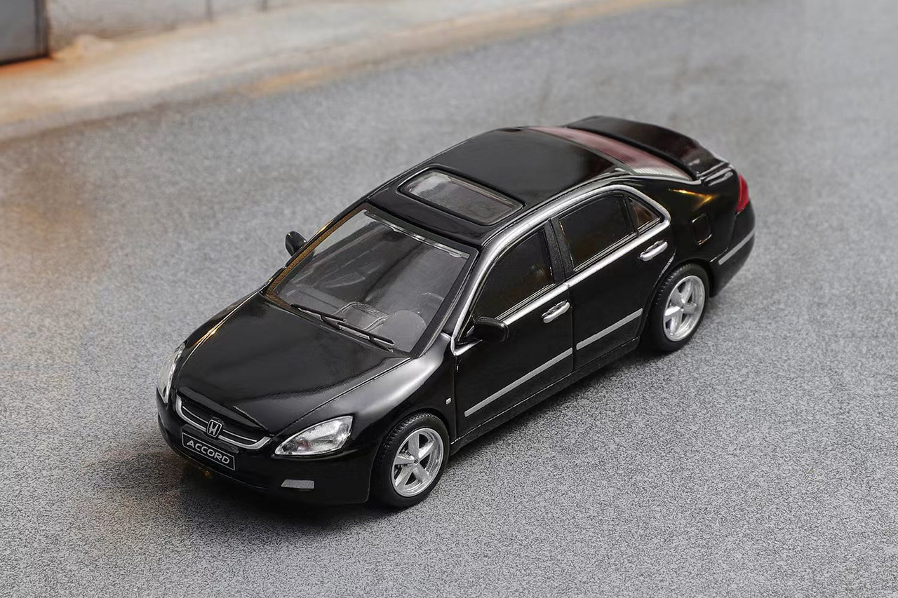 Honda ACCORD 1/43 ディスプレイモデル 2台セット 1/64 DCT Honda Accord 7th Generation (Black) Diecast Car Model